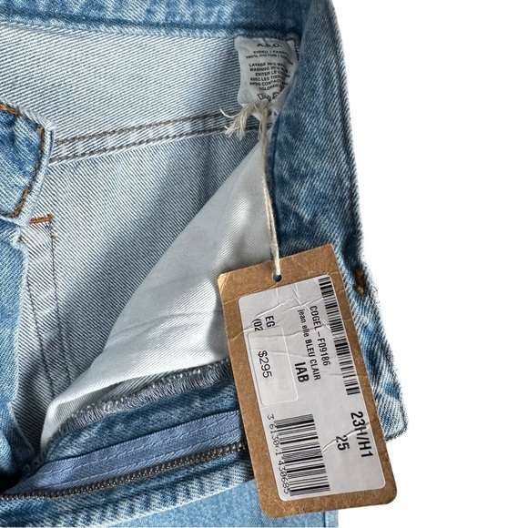 A.P.C. Elle High Rise Straight Jeans in Bleu Clair - Picture 15 of 16
